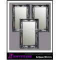 European Style Decorative Wood Large Mirror Bathroom Mirror